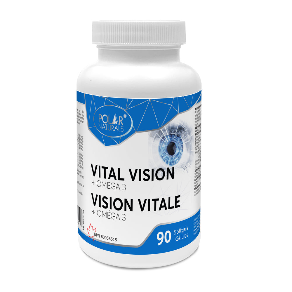 Polar Naturals Vital Vision Plus Omega 3 90 Softgels